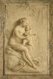 Putti Playing with Birds (Oil on Canvas)-Piat-Joseph Sauvage-Framed Premier Image Canvas