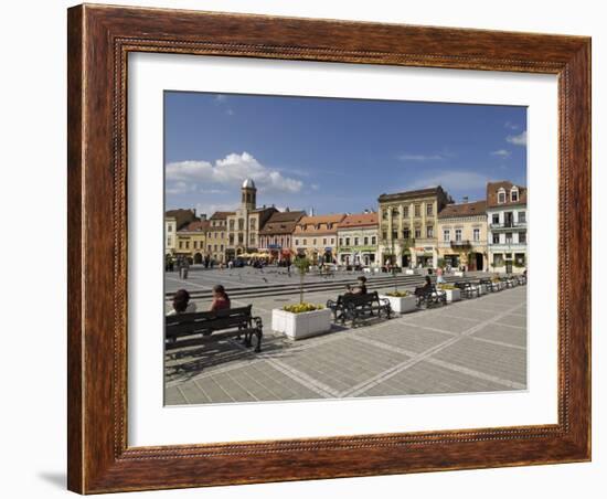 Piata Sfatului, Brasov, Transylvania, Romania, Europe-Gary Cook-Framed Photographic Print