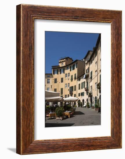 Piazza Anfiteatro, Lucca, Tuscany, Italy, Europe-James Emmerson-Framed Photographic Print