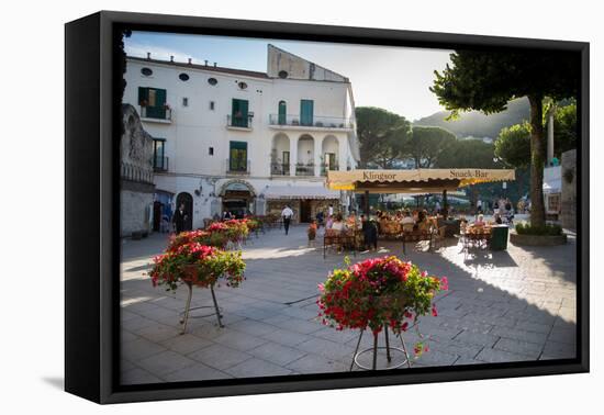 Piazza Centrale, Ravello, Campania, Italy, Europe-Frank Fell-Framed Premier Image Canvas