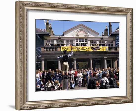 Piazza, Covent Garden, London, England, United Kingdom-Mark Mawson-Framed Photographic Print