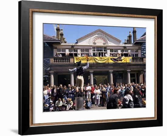 Piazza, Covent Garden, London, England, United Kingdom-Mark Mawson-Framed Photographic Print
