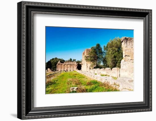 Piazza d'Oro (Golden Square), Hadrian's Villa, Tivoli, Province of Rome-Nico Tondini-Framed Photographic Print