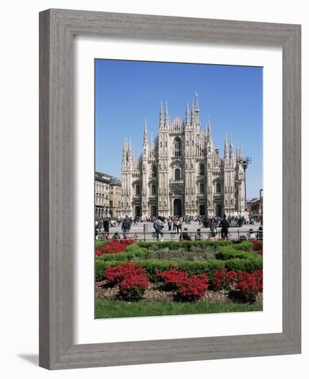 Piazza Del Duomo, Milan, Italy-Hans Peter Merten-Framed Photographic Print