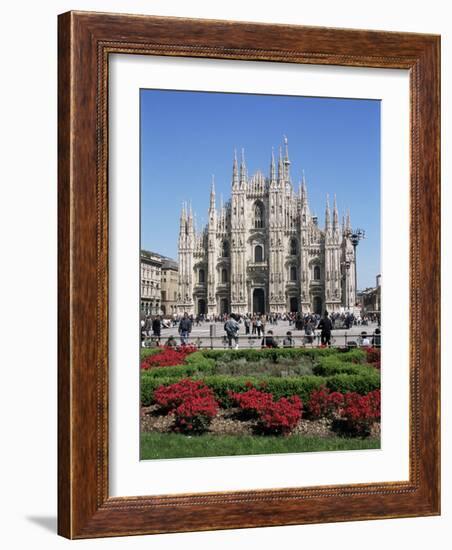 Piazza Del Duomo, Milan, Italy-Hans Peter Merten-Framed Photographic Print