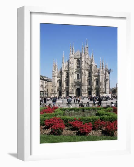 Piazza Del Duomo, Milan, Italy-Hans Peter Merten-Framed Photographic Print