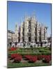Piazza Del Duomo, Milan, Italy-Hans Peter Merten-Mounted Photographic Print