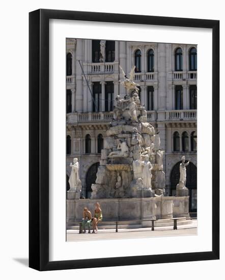 Piazza Dell Unita D'Italia,Trieste, Friuli-Venezia Giulia, Italy, Europe-Lawrence Graham-Framed Photographic Print