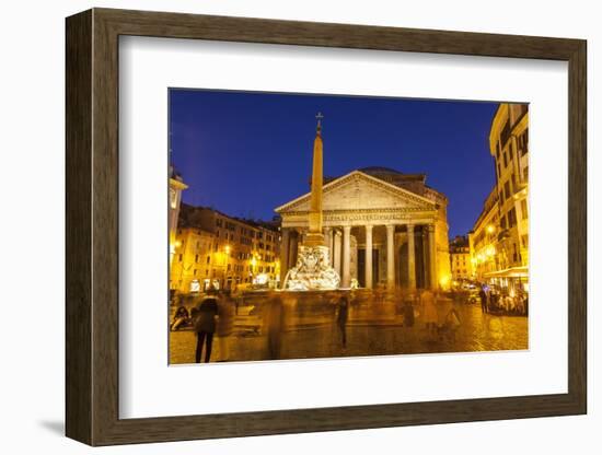 Piazza Della Rotonda and the Pantheon, Rome, Lazio, Italy, Europe-Julian Elliott-Framed Photographic Print