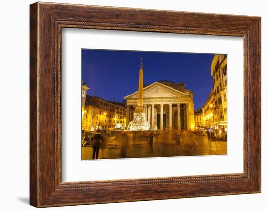 Piazza Della Rotonda and the Pantheon, Rome, Lazio, Italy, Europe-Julian Elliott-Framed Photographic Print