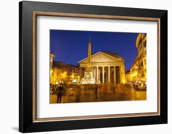 Piazza Della Rotonda and the Pantheon, Rome, Lazio, Italy, Europe-Julian Elliott-Framed Photographic Print