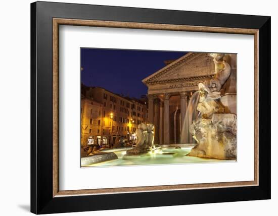 Piazza Della Rotonda and the Pantheon, Rome, Lazio, Italy, Europe-Julian Elliott-Framed Photographic Print