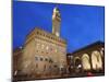Piazza della Signoria and Palazzo Vecchio, Florence, UNESCO World Heritage Site, Tuscany, Italy-Vincenzo Lombardo-Mounted Photographic Print