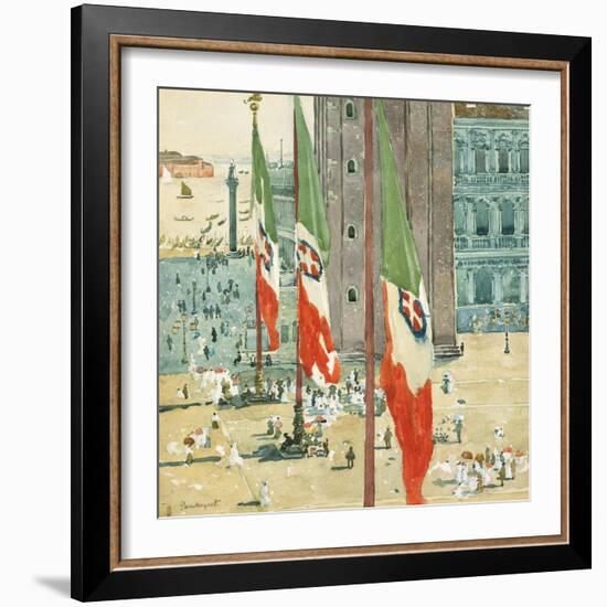 Piazza di San Marco, c.1898–99-Maurice Brazil Prendergast-Framed Giclee Print