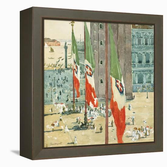 Piazza di San Marco, c.1898–99-Maurice Brazil Prendergast-Framed Premier Image Canvas