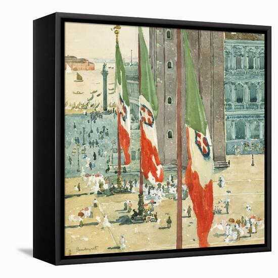 Piazza di San Marco, c.1898–99-Maurice Brazil Prendergast-Framed Premier Image Canvas