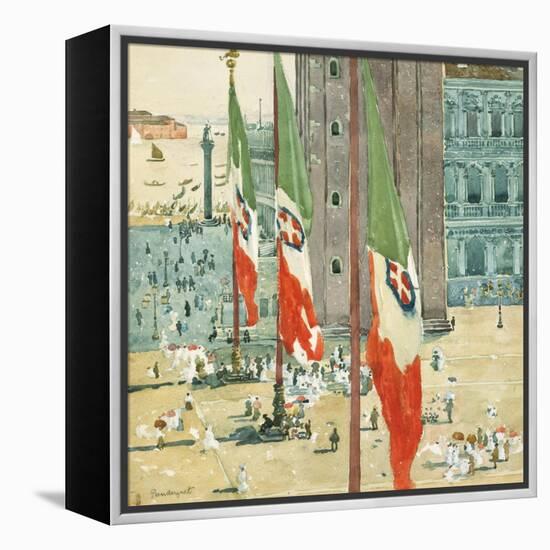 Piazza di San Marco, c.1898–99-Maurice Brazil Prendergast-Framed Premier Image Canvas