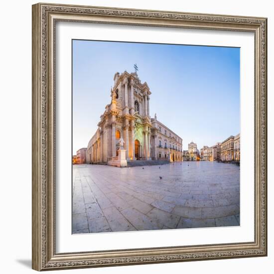 Piazza Duomo at Night-Matthew Williams-Ellis-Framed Photographic Print