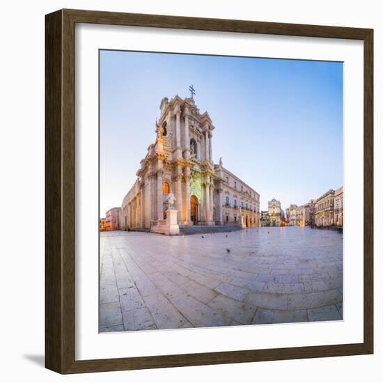 Piazza Duomo at Night-Matthew Williams-Ellis-Framed Photographic Print