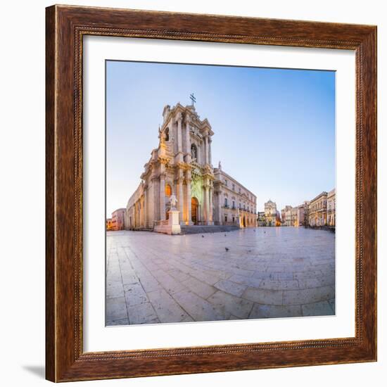 Piazza Duomo at Night-Matthew Williams-Ellis-Framed Photographic Print