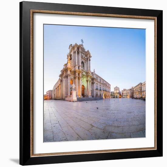 Piazza Duomo at Night-Matthew Williams-Ellis-Framed Photographic Print