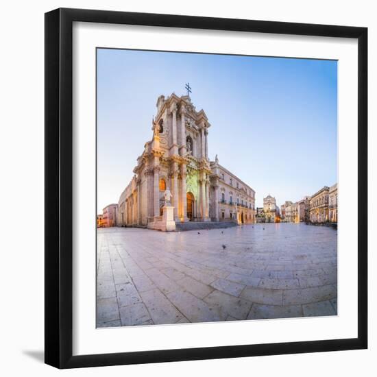 Piazza Duomo at Night-Matthew Williams-Ellis-Framed Photographic Print