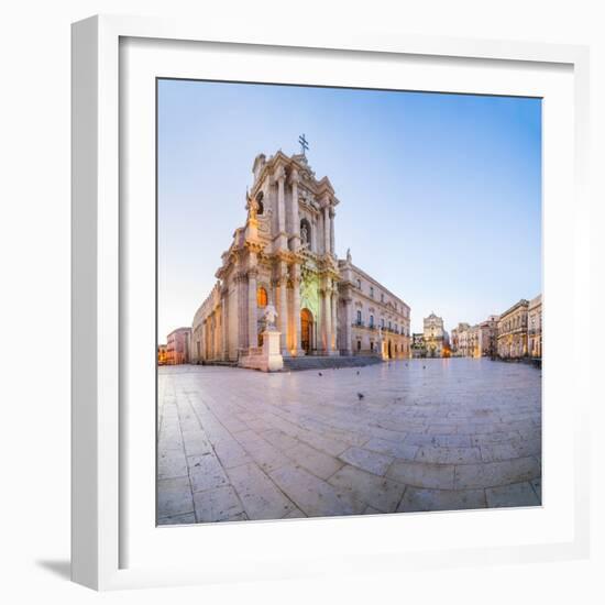 Piazza Duomo at Night-Matthew Williams-Ellis-Framed Photographic Print