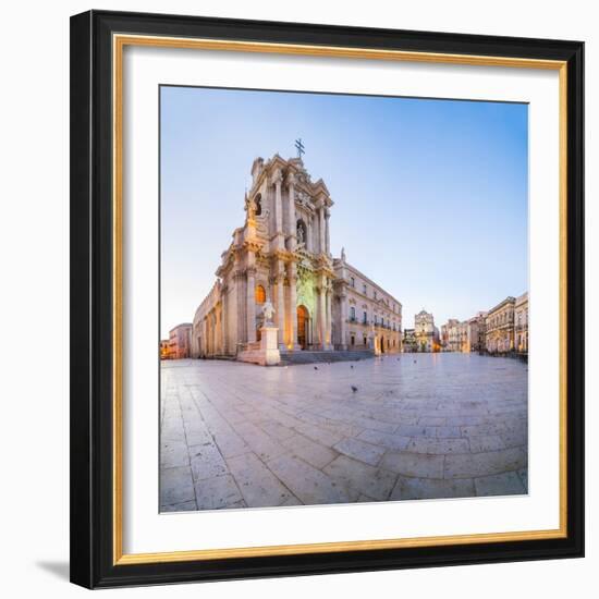 Piazza Duomo at Night-Matthew Williams-Ellis-Framed Photographic Print