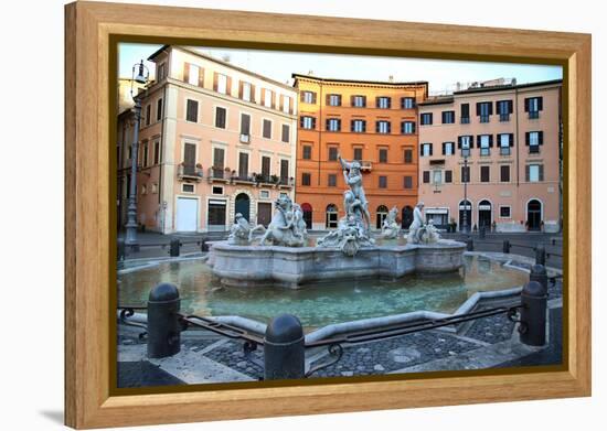 Piazza Navona, Rome, Italy-vladacanon-Framed Premier Image Canvas