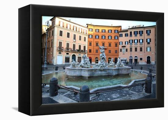 Piazza Navona, Rome, Italy-vladacanon-Framed Premier Image Canvas