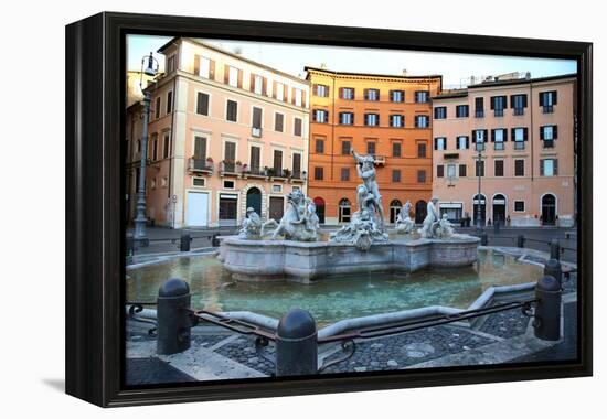 Piazza Navona, Rome, Italy-vladacanon-Framed Premier Image Canvas