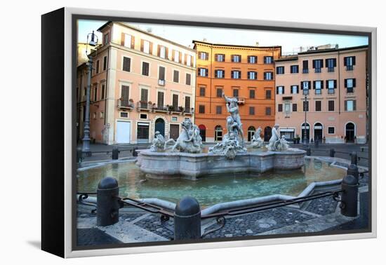 Piazza Navona, Rome, Italy-vladacanon-Framed Premier Image Canvas