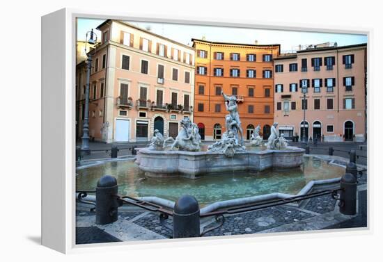 Piazza Navona, Rome, Italy-vladacanon-Framed Premier Image Canvas