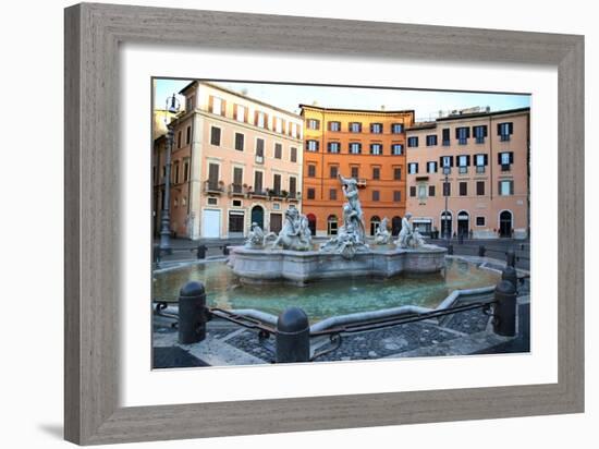 Piazza Navona, Rome, Italy-vladacanon-Framed Photographic Print