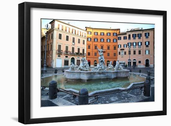 Piazza Navona, Rome, Italy-vladacanon-Framed Photographic Print