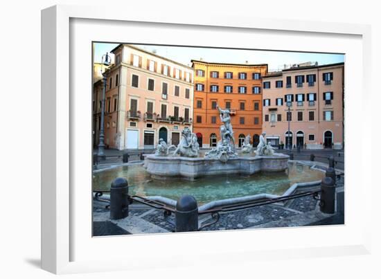 Piazza Navona, Rome, Italy-vladacanon-Framed Photographic Print