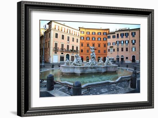 Piazza Navona, Rome, Italy-vladacanon-Framed Photographic Print