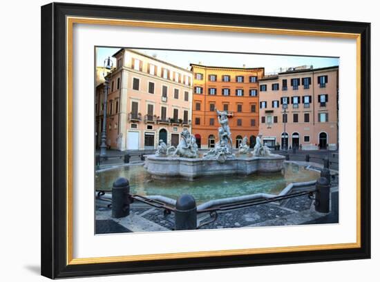 Piazza Navona, Rome, Italy-vladacanon-Framed Photographic Print