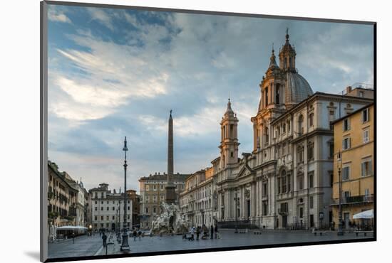 Piazza Navona, Rome, Lazio, Italy-Stefano Politi Markovina-Mounted Photographic Print