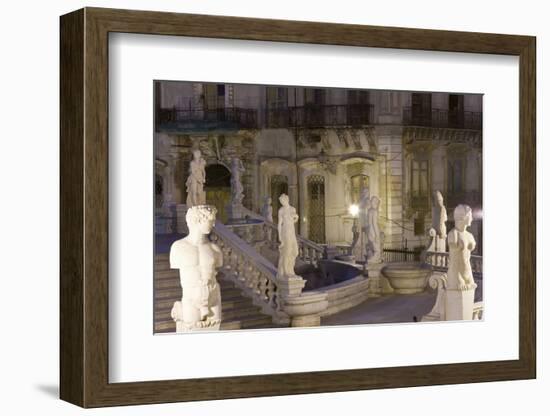 Piazza Pretoria, Palermo, Sicily, Italy-Peter Adams-Framed Photographic Print