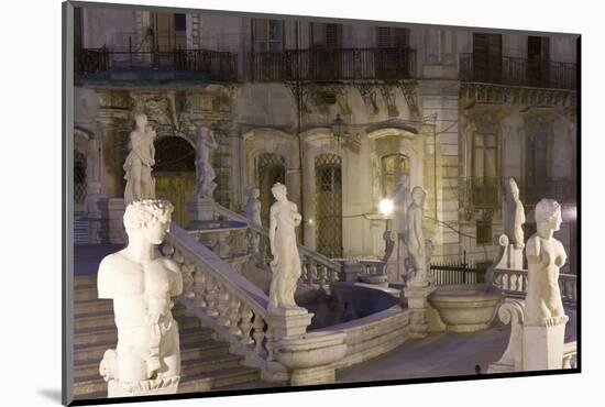 Piazza Pretoria, Palermo, Sicily, Italy-Peter Adams-Mounted Photographic Print