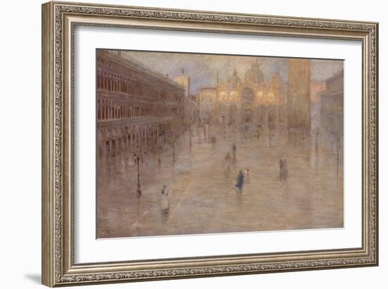 Piazza San Marco, 1899-Pietro Fragiacomo-Framed Giclee Print