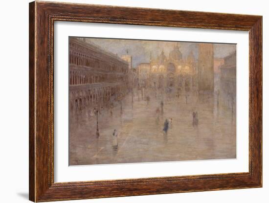 Piazza San Marco, 1899-Pietro Fragiacomo-Framed Giclee Print