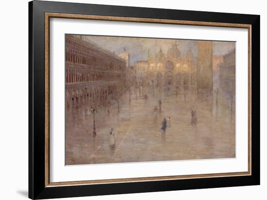 Piazza San Marco, 1899-Pietro Fragiacomo-Framed Giclee Print