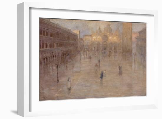 Piazza San Marco, 1899-Pietro Fragiacomo-Framed Giclee Print
