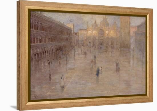 Piazza San Marco, 1899-Pietro Fragiacomo-Framed Premier Image Canvas