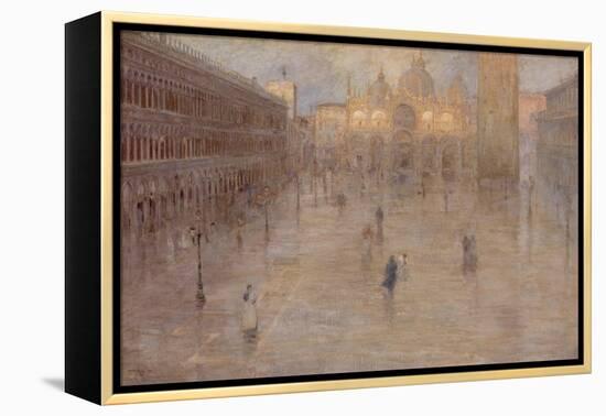 Piazza San Marco, 1899-Pietro Fragiacomo-Framed Premier Image Canvas