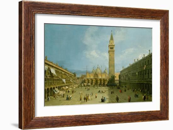 Piazza San Marco, c.1730-Canaletto-Framed Giclee Print