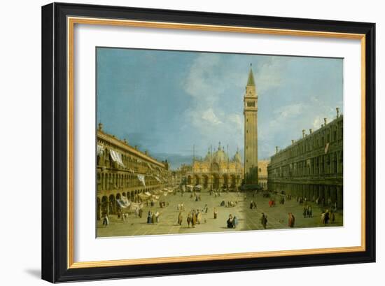 Piazza San Marco, c.1730-Canaletto-Framed Giclee Print