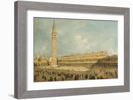 Piazza San Marco in Venice-Francesco Guardi-Framed Giclee Print